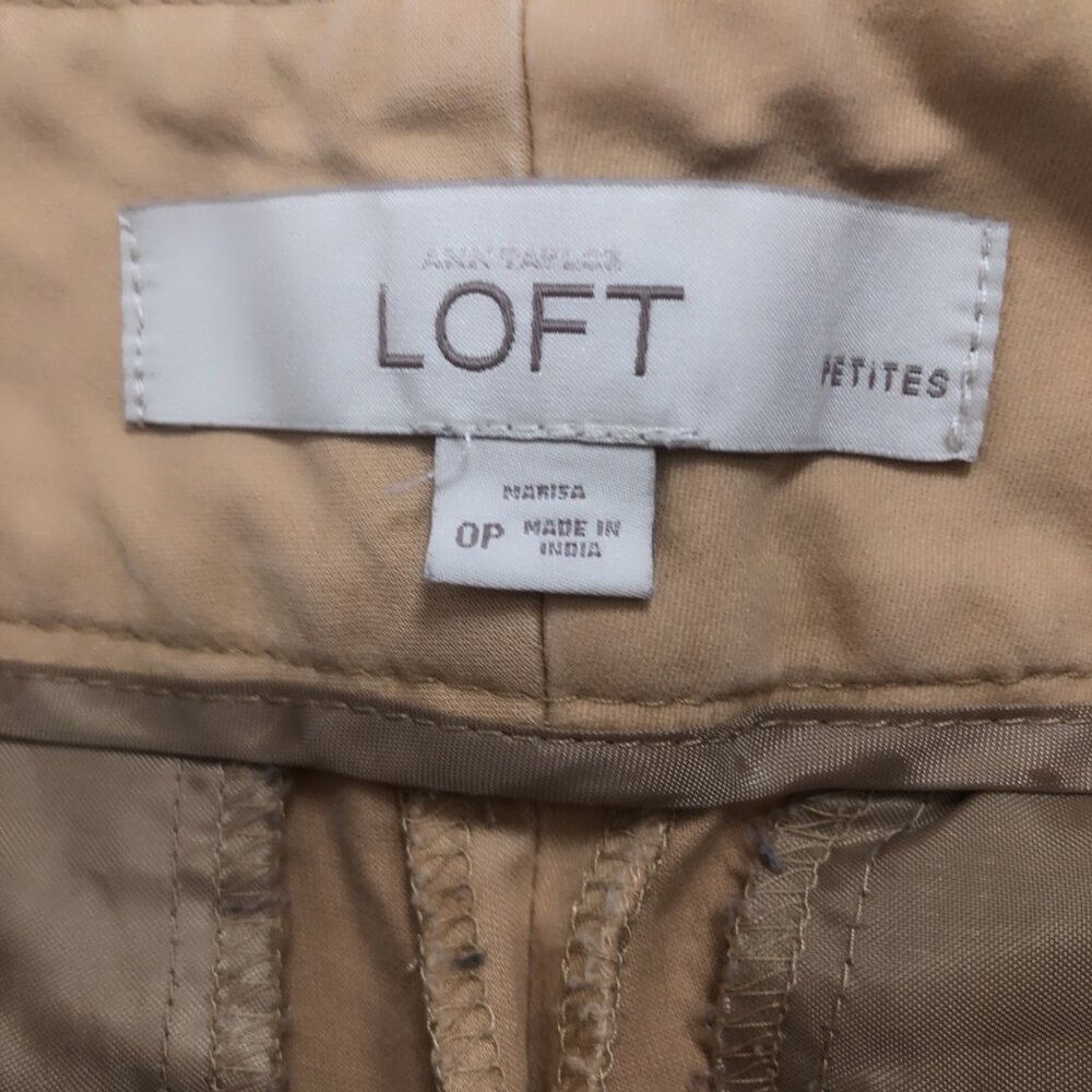 Womens Vintage Y2K Khaki Granola Girl Gorpcore Low Rise Bootcut Chino Pants / 0P - Picture 8 of 8
